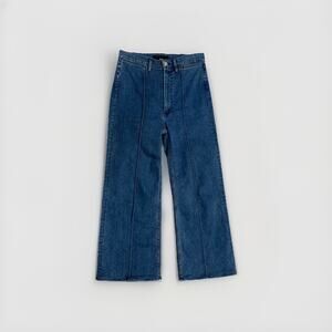 Anthropologie 3x1 Jeans Women’s Size 28 6 Wide Leg High Rise Stretch USA